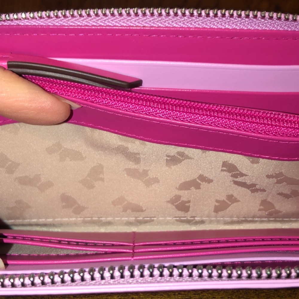NWT-Radley London-Feeling Sweet-Ice Cream🍦Lg Zip Around Wallet-Sugar Pink-$135 - Picture 8 of 12